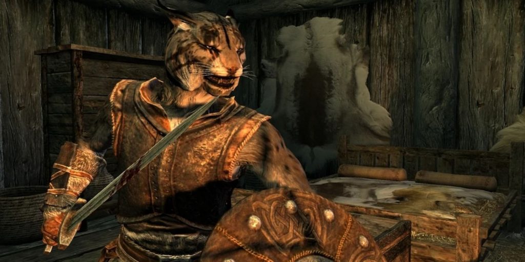 Skyrim Khajiit Warrior