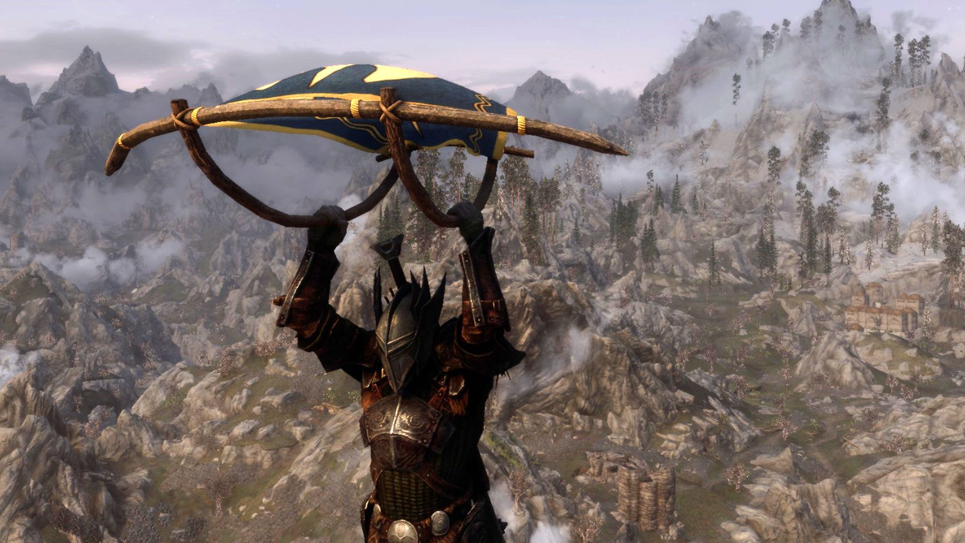 Skyrim modders have made a working, Breath of the Wild-style paraglider