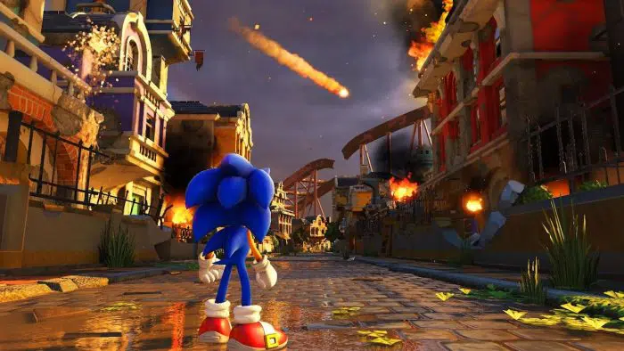 Sonic Forces main screen 1280x