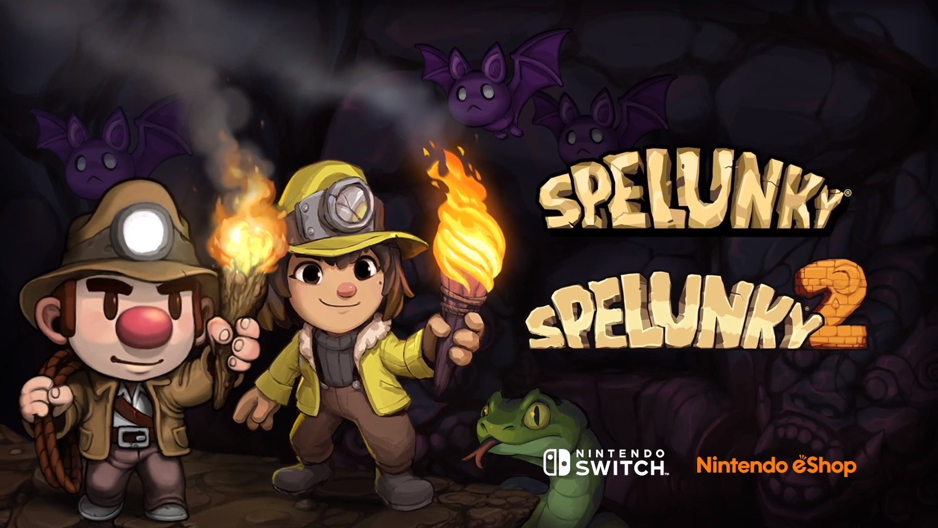 Spelunky-ը և Spelunky 2-ը թողարկվում են Switch-ի համար օգոստոսի 26-ին