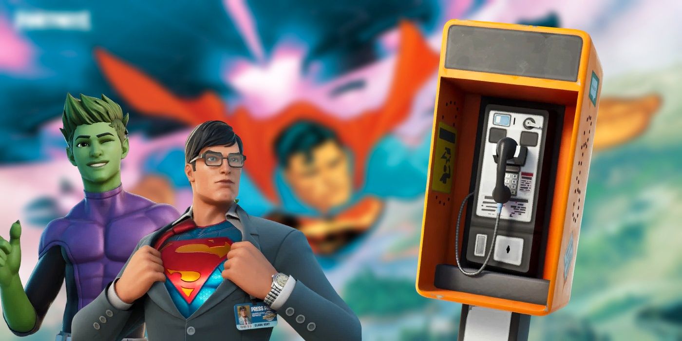 Ekran ładowania stroju Supermana w Fortnite