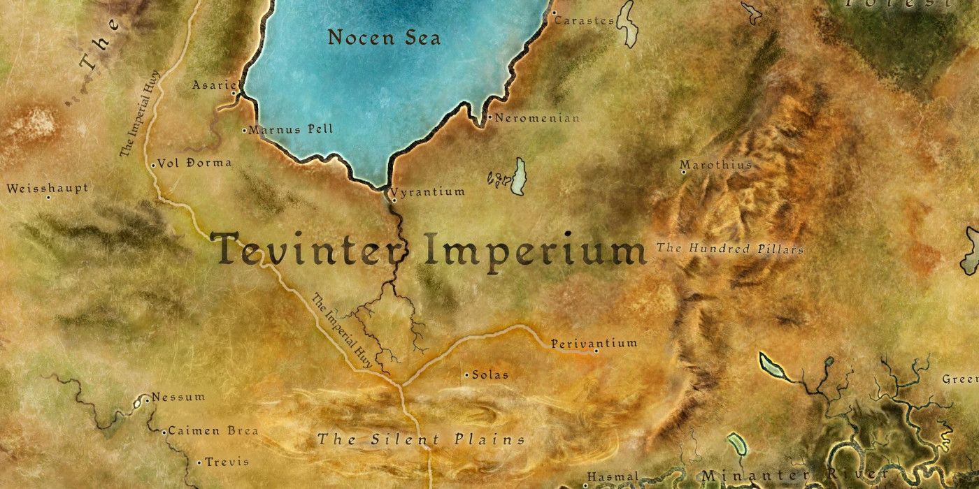اندازه نقشه Tevinter