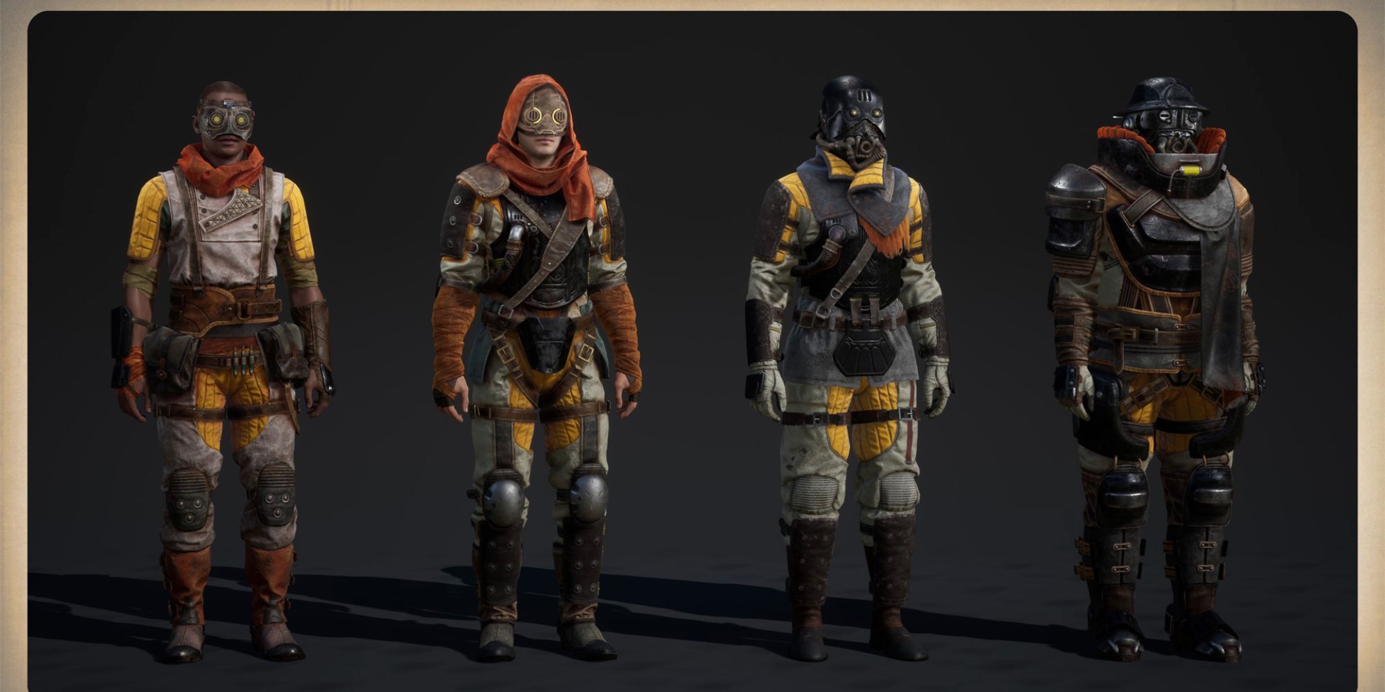 The Outer Worlds Armor Sets Four Characters