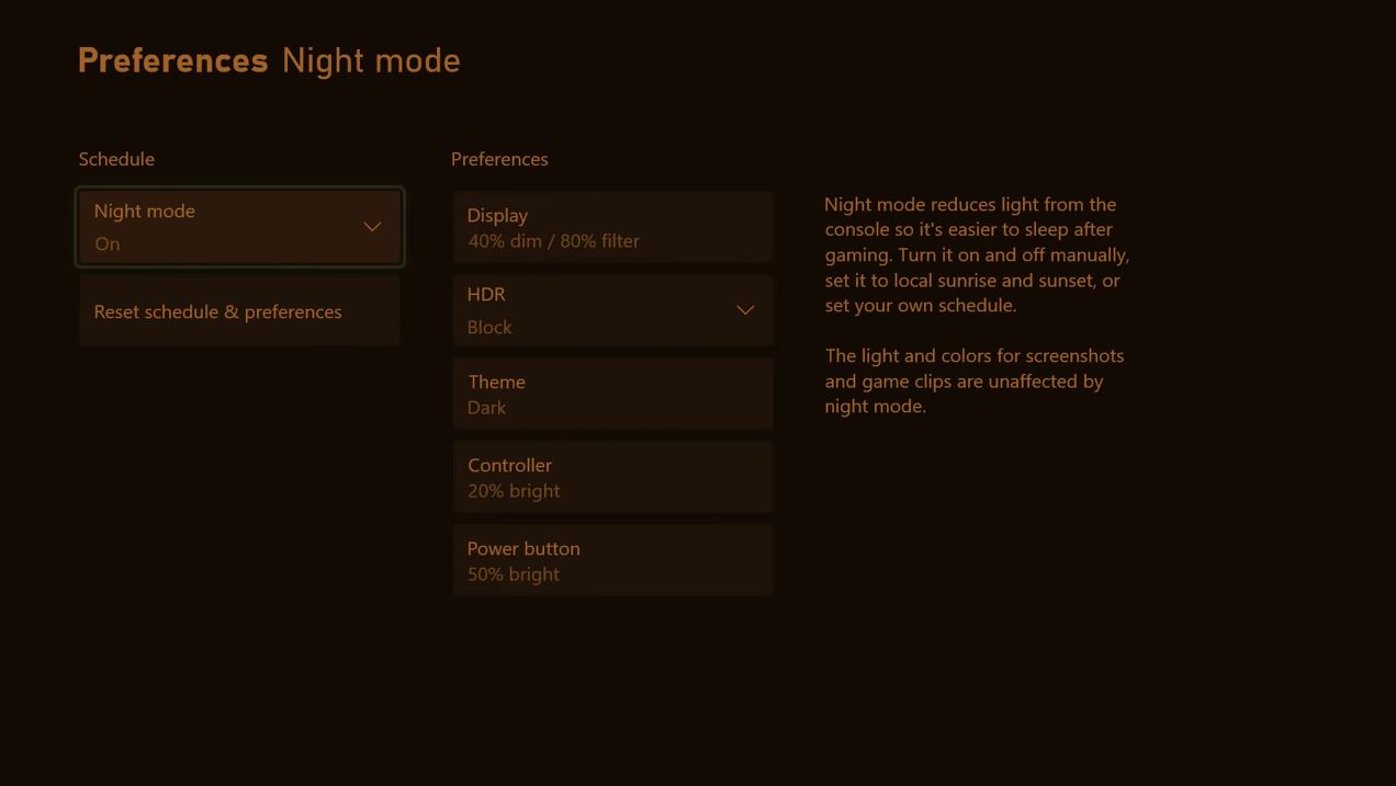 Nakakakuha ng Night Mode ang Xbox Consoles