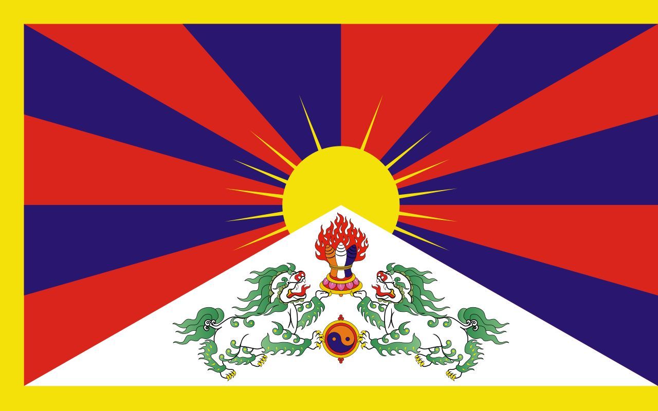 1280px チベットの国旗 1