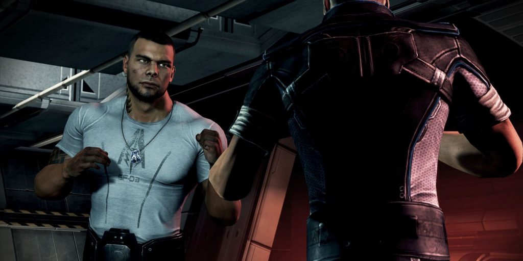 Mass Effect 3 James Vega-boksing