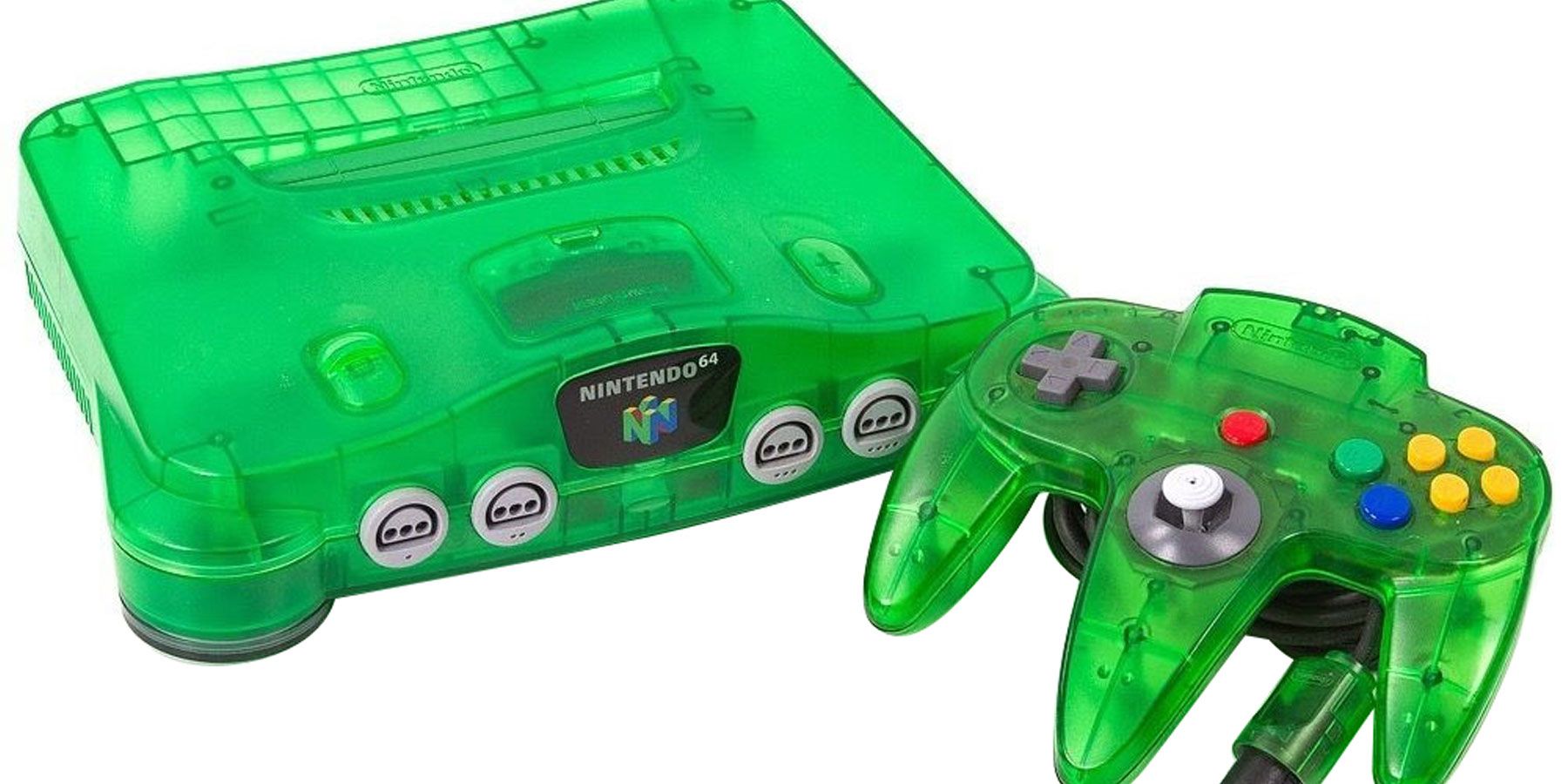 N64 transparentní zelená 1