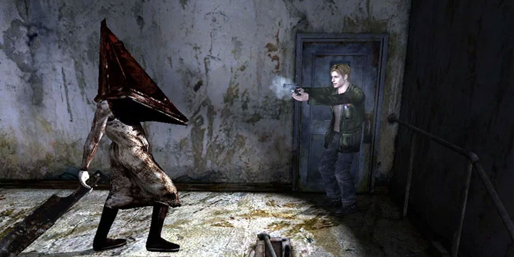 Silent Hill 2 Pyramid Head Fight 1