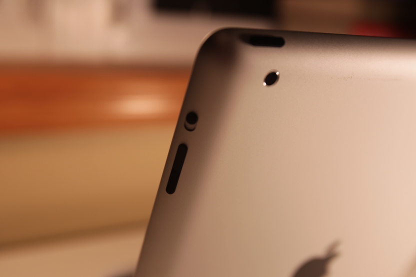 Close up of the iPad