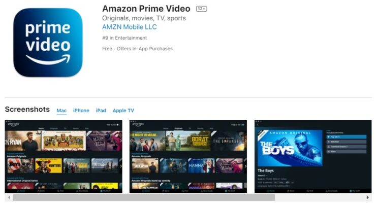 Amazon Prime Video for Mac