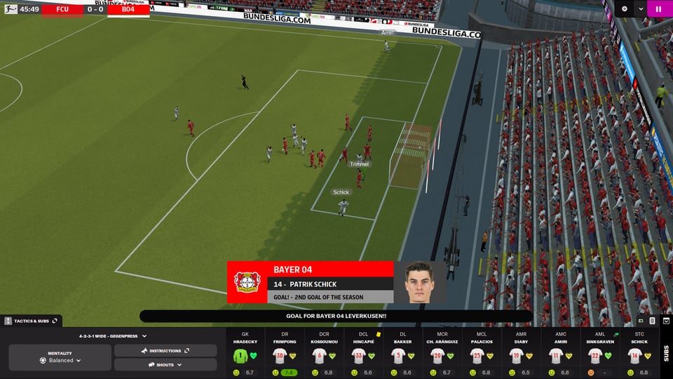 Football Manager 2022 Matchday Animations