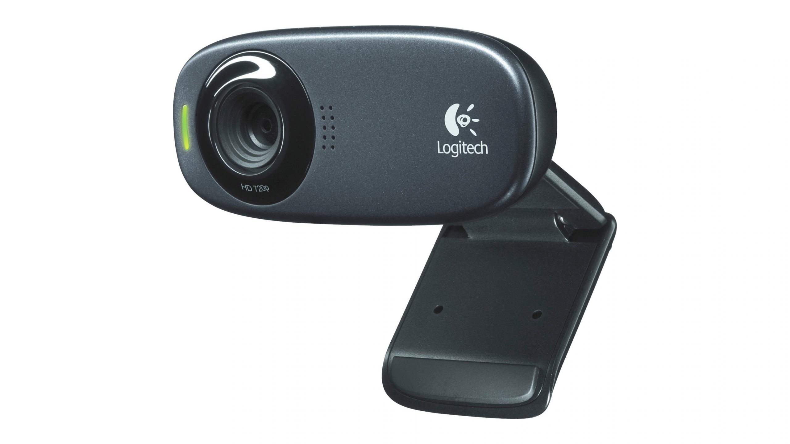 Logitech HD Webcam C310 amin'ny zoro amin'ny fiaviana fotsy