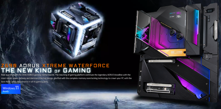Gigabyte Z690 Aorus Xtreme Waterforce hovedkort 740x365.png