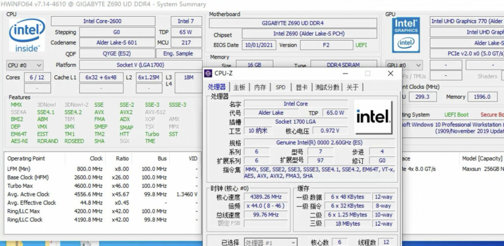 CPU Bwrdd Gwaith Intel 12th Gen Alder Lake Core i5-12400 wedi'i restru ar eBay Am $228 UD, Sglodion Di-K Eraill Wedi'u Profi Gan Gollyngwyr Tsieineaidd 2