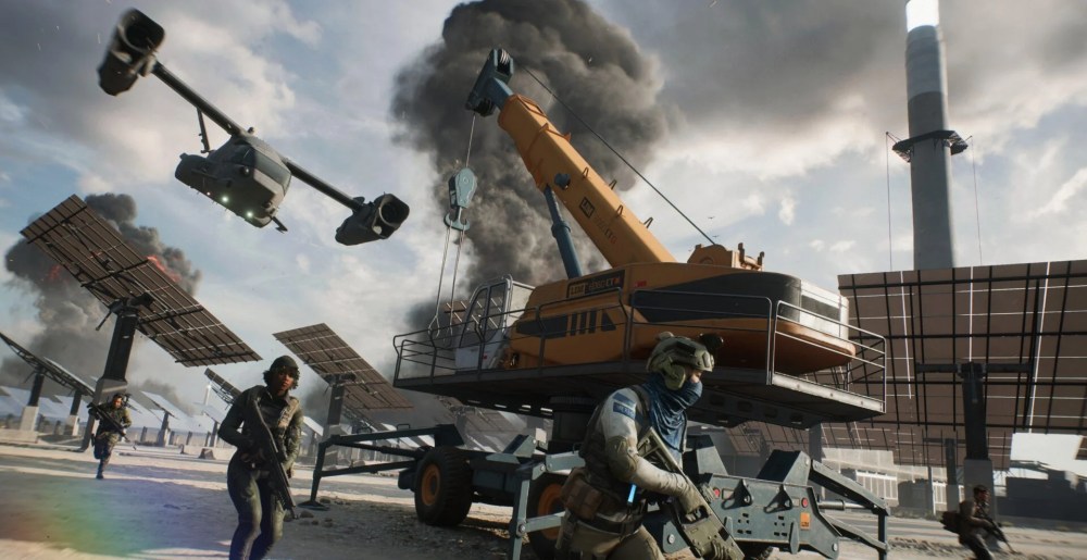 Battlefield 2042 shows off technological features with new trailer