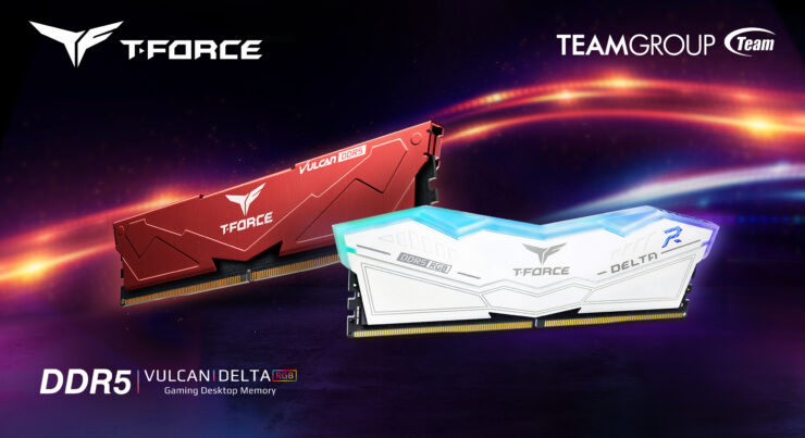 TeamGroup T-Force DELTA RGB DDR5-6400 32GB 메모리 키트 미국 $399.99에 출시, Vulcan DDR5-5200 32GB $299.99 미국
