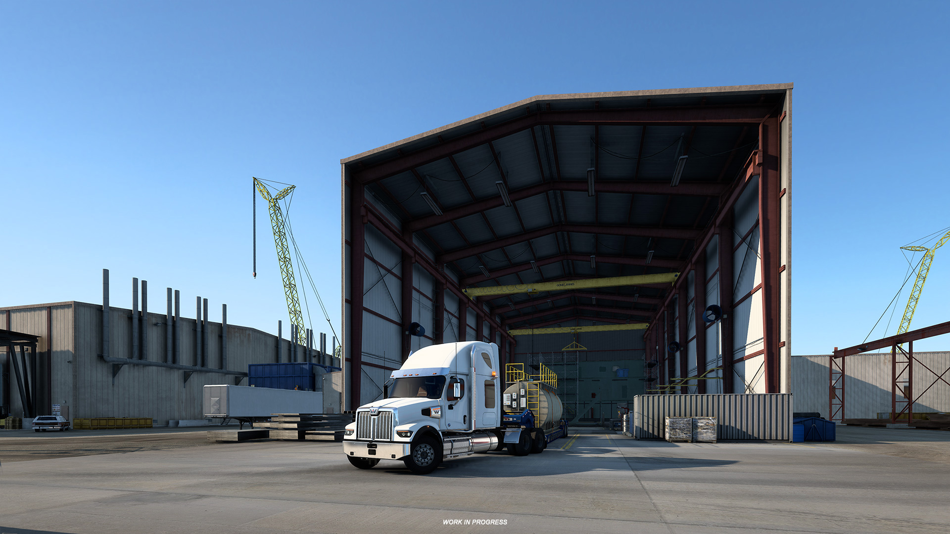 Teraka ea Amerika ea Truck Simulator Texas Shipyard