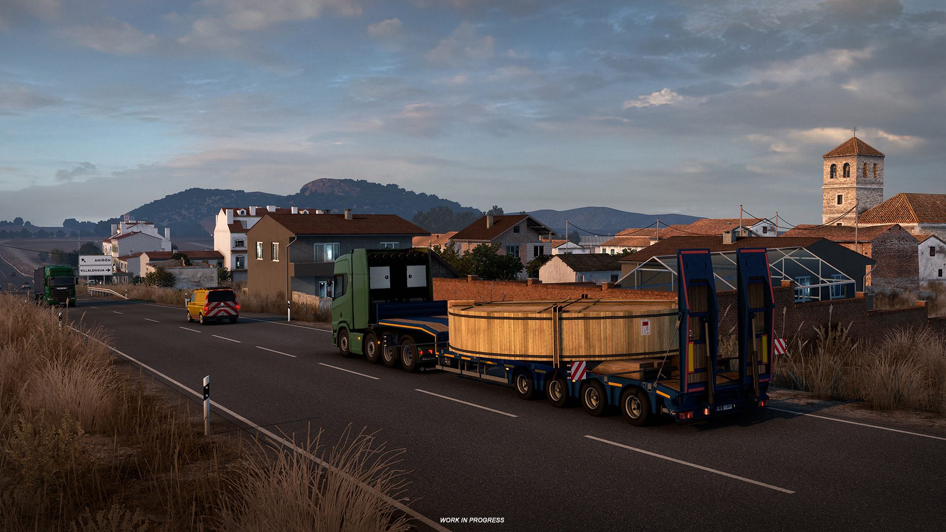 Truck Simulator’s free 1.43 update adds new viewpoints and special transport routes