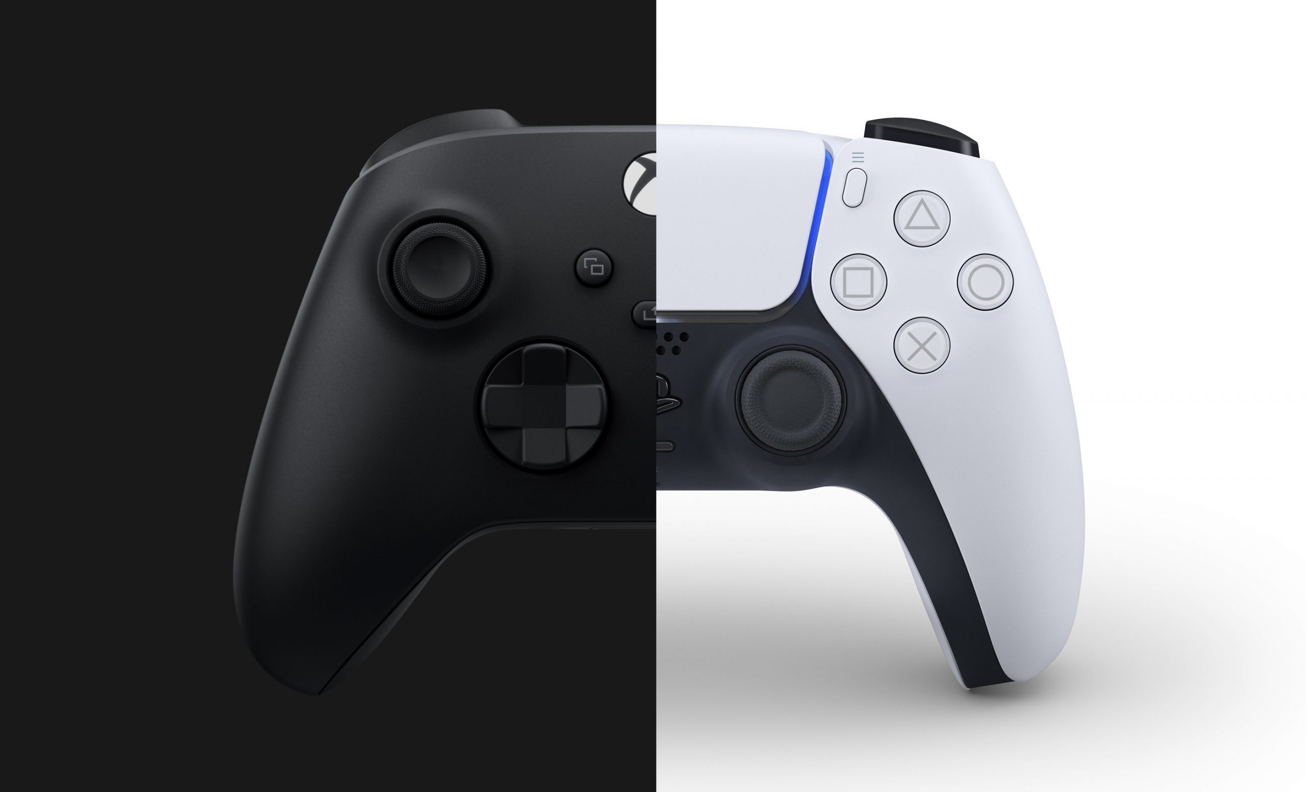 Controllers PS5 sareng Xbox Series X