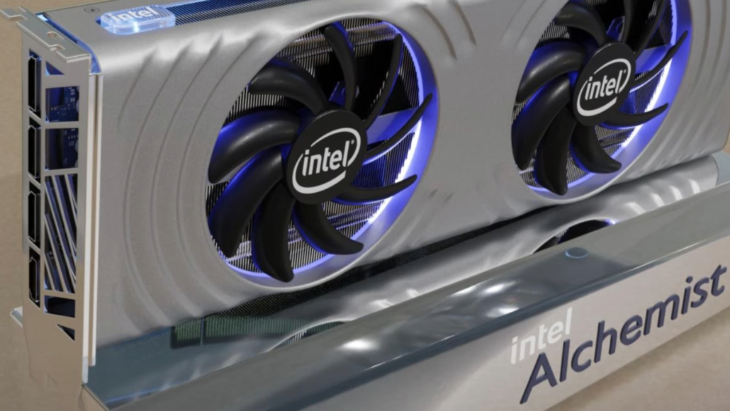 Intel ARC A780 Graphics card leaked renders. (Image Credits: Moore's Law is Dead)