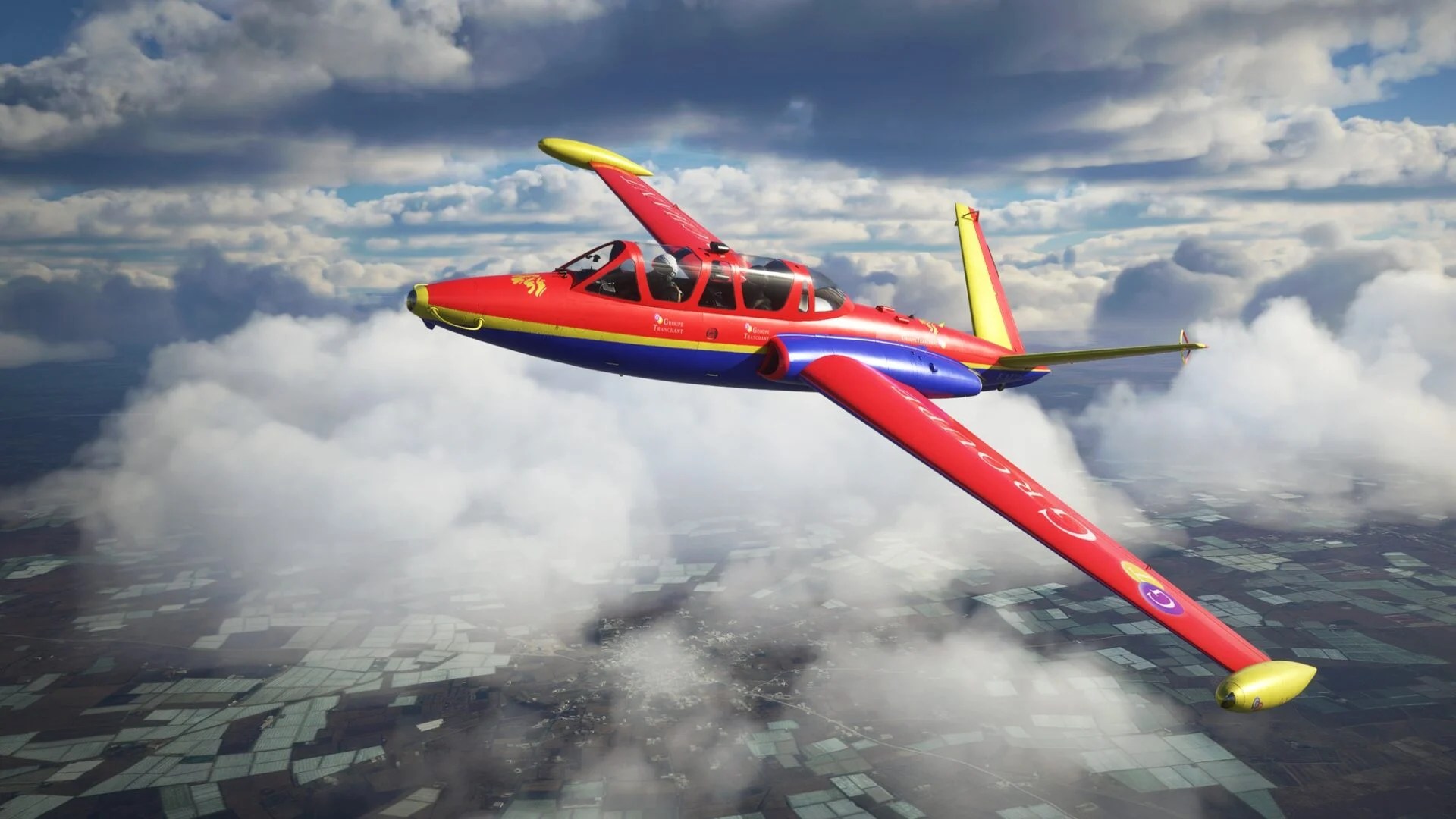 Microsoft fuga simulator Fouga Magister 1