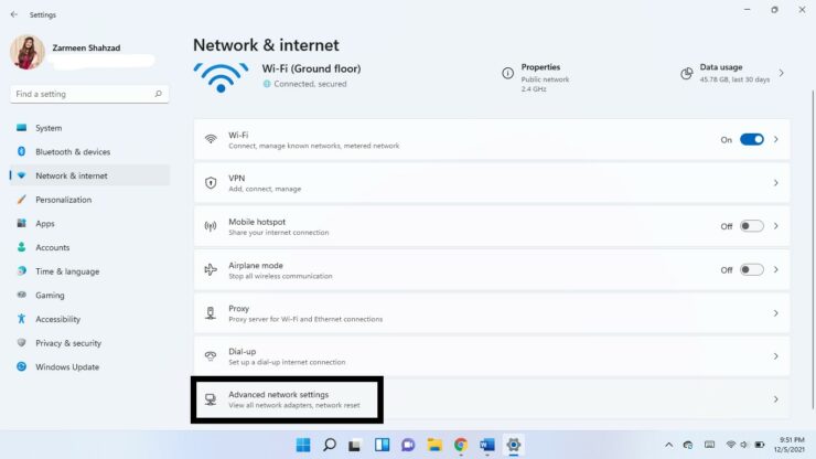 Ver senhas de Wi-Fi do Windows 11