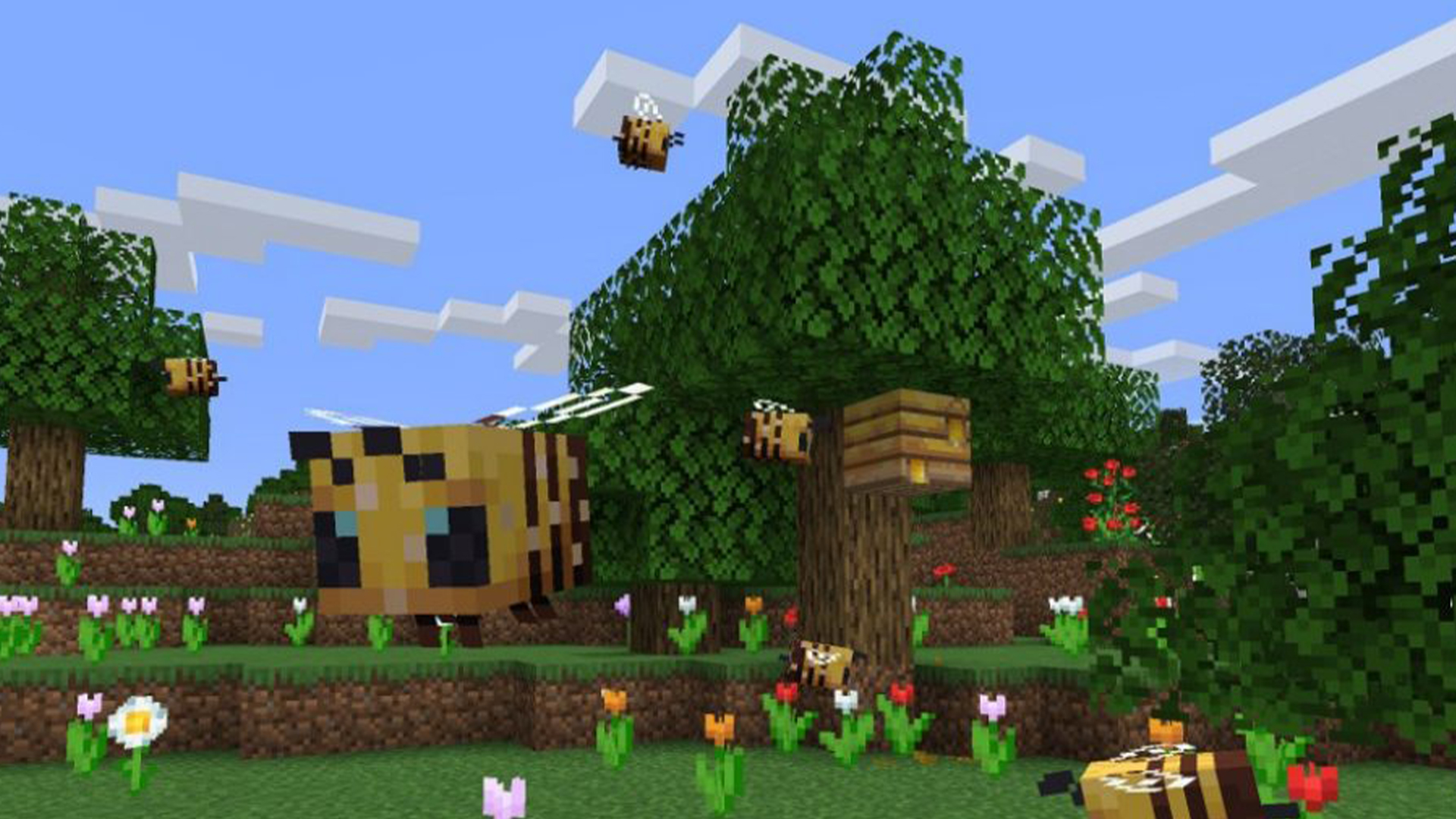 Minecraft 1.18.1 spašava pčele