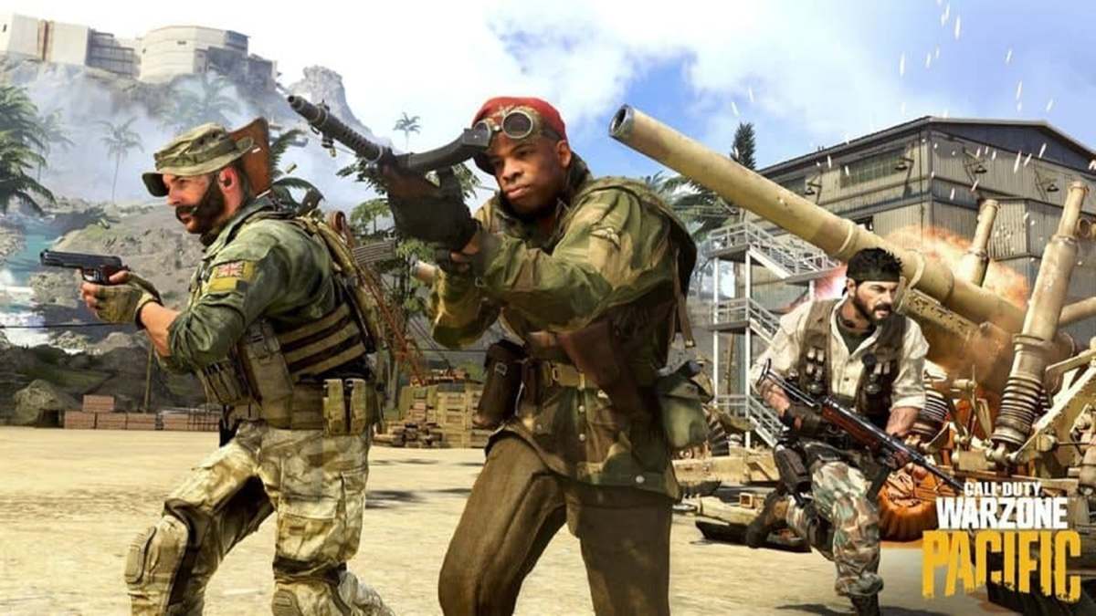 Exploração de armas do Pacífico em Call Of Duty Cod Warzone