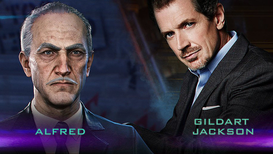 Gotham Knights Alfred and actor Gildart Jackson