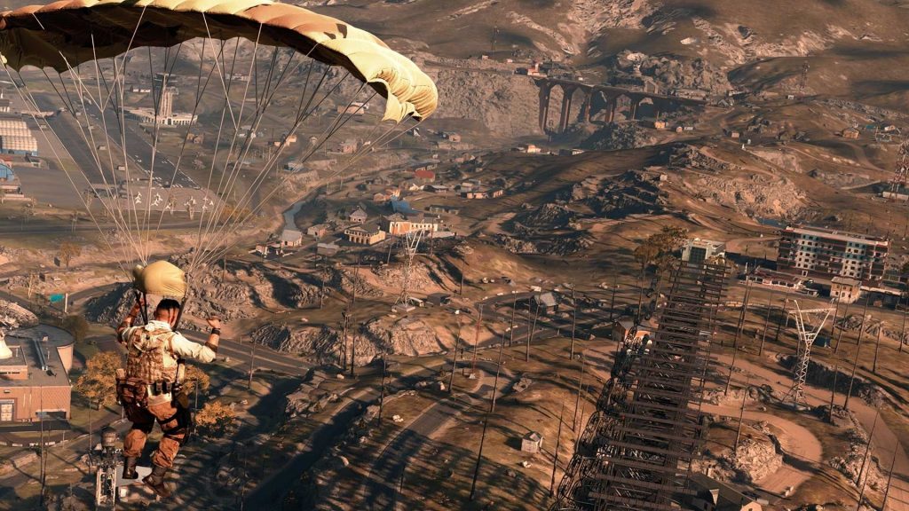 اپراتور منطقه جنگ در حال پرواز به سمت پایین در وردانسک