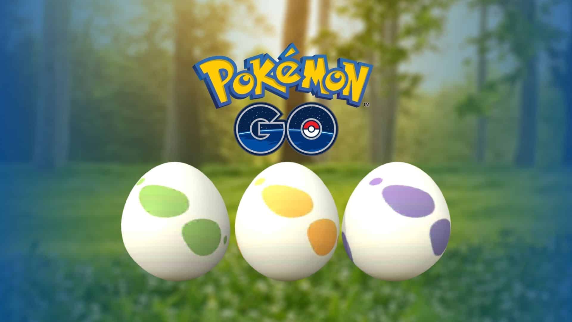 Chart nke Pokemon Go Egg