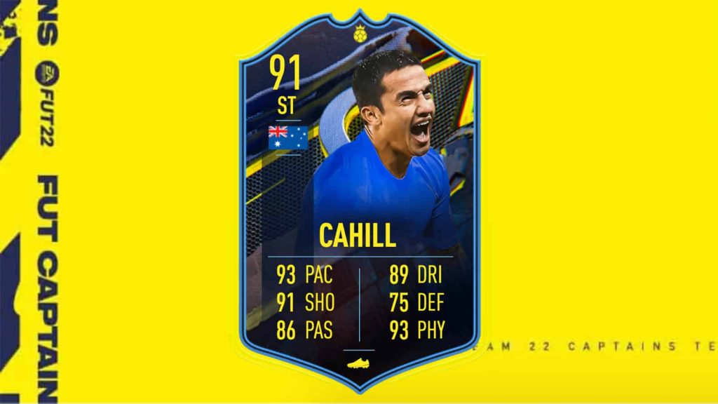 Cahill Fut Captains Sbc