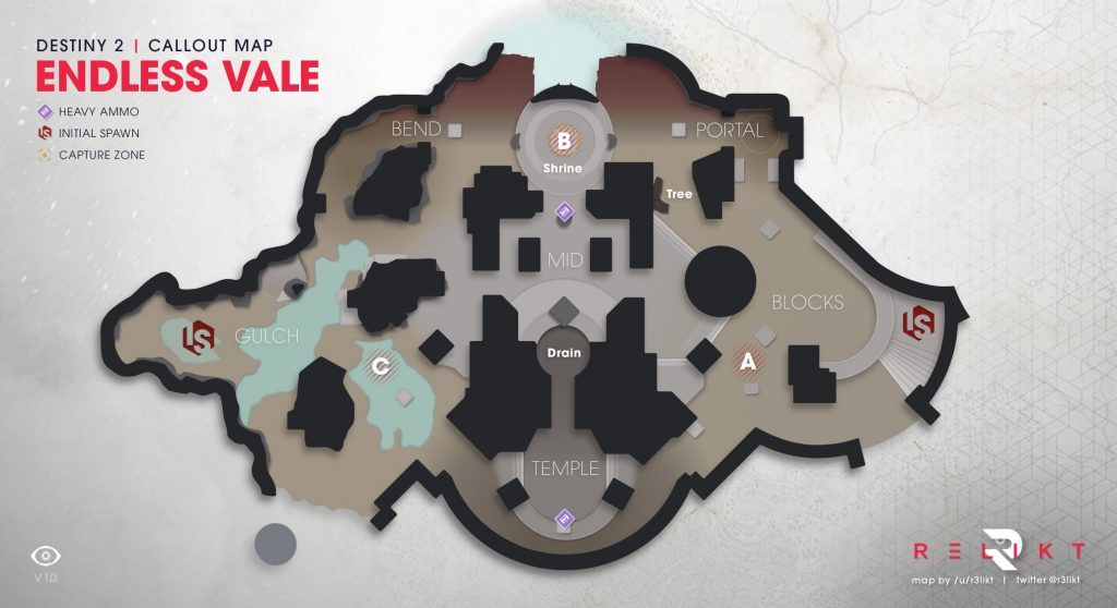 Destiny 2 Endless Vale map from Relikt