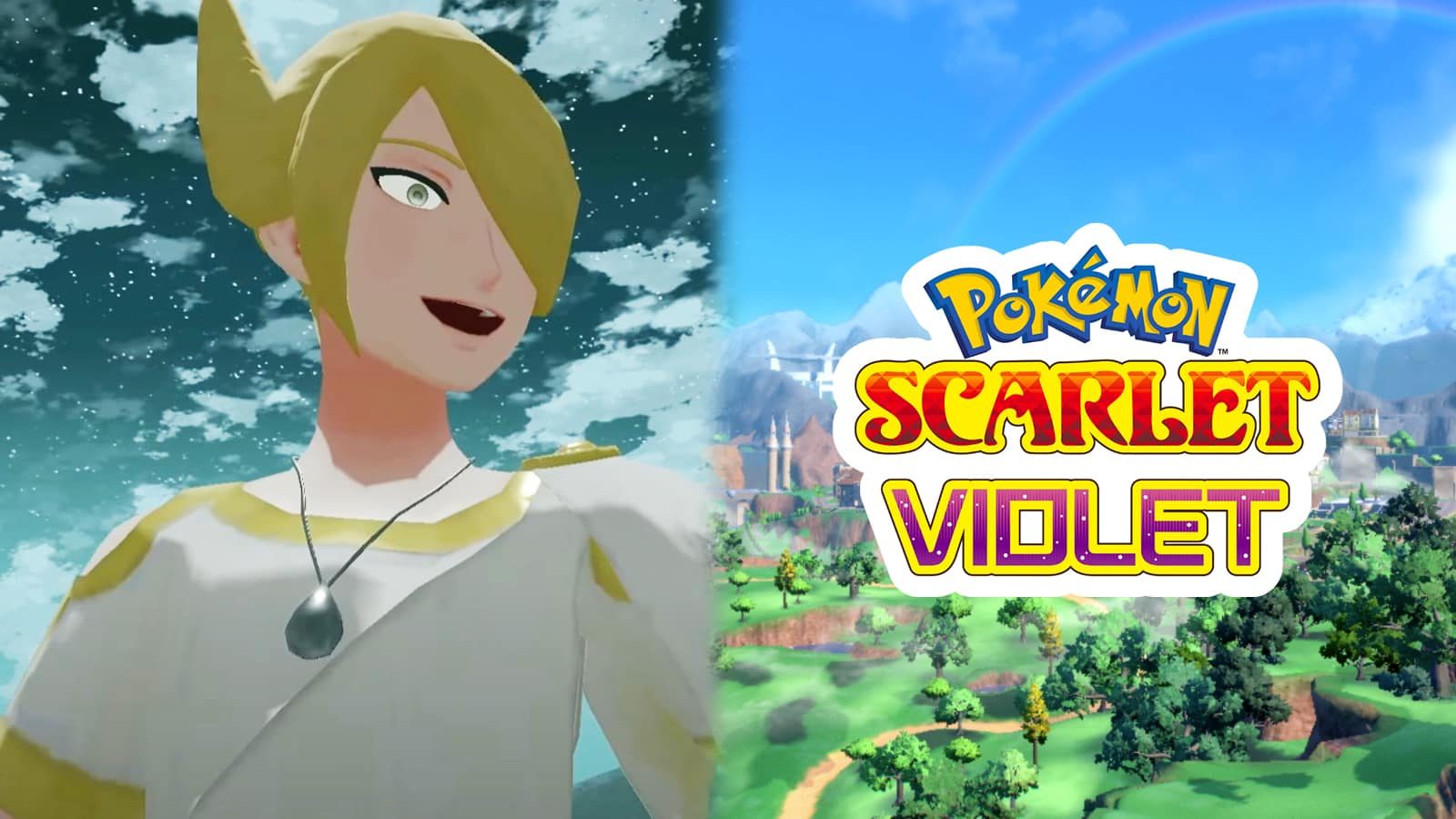 Pokemon Legends Arceus Volo next to Pokemon Scarlet & Violet screenshot.