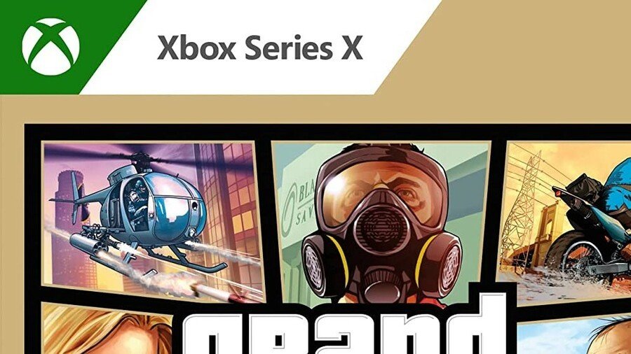 Gta 5 Do Xbox Series X Tá Dearadh Cás Aisteach Fisiciúil.900x