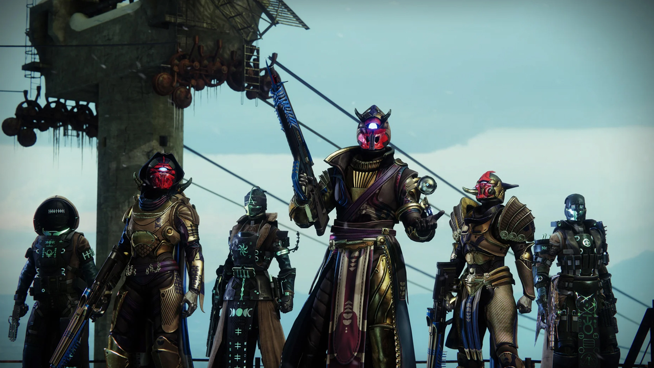 Squad of players in Destiny 2