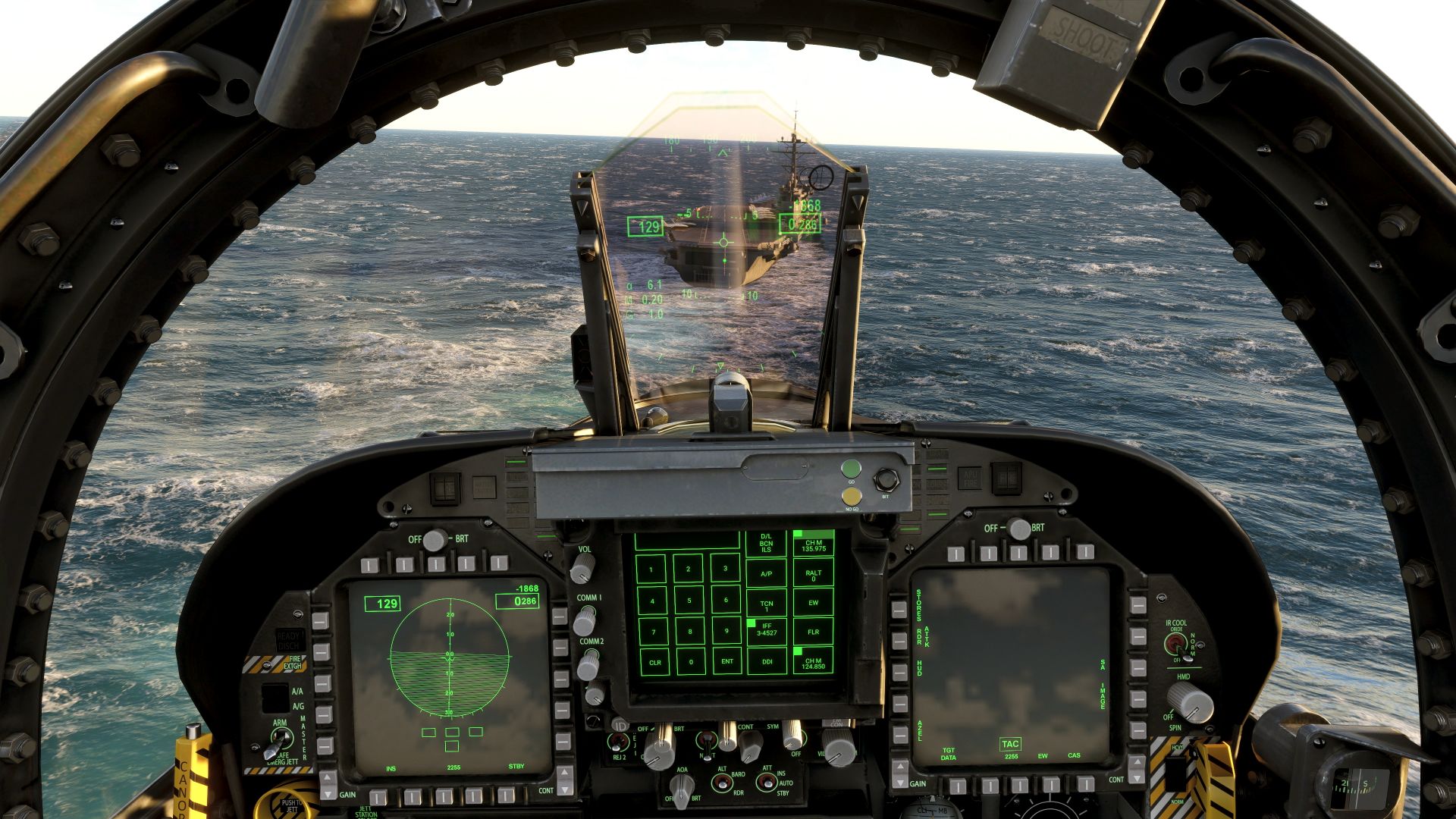 Microsoft Flight Simulator - Captura de pantalla da expansión Top Gun Maverick