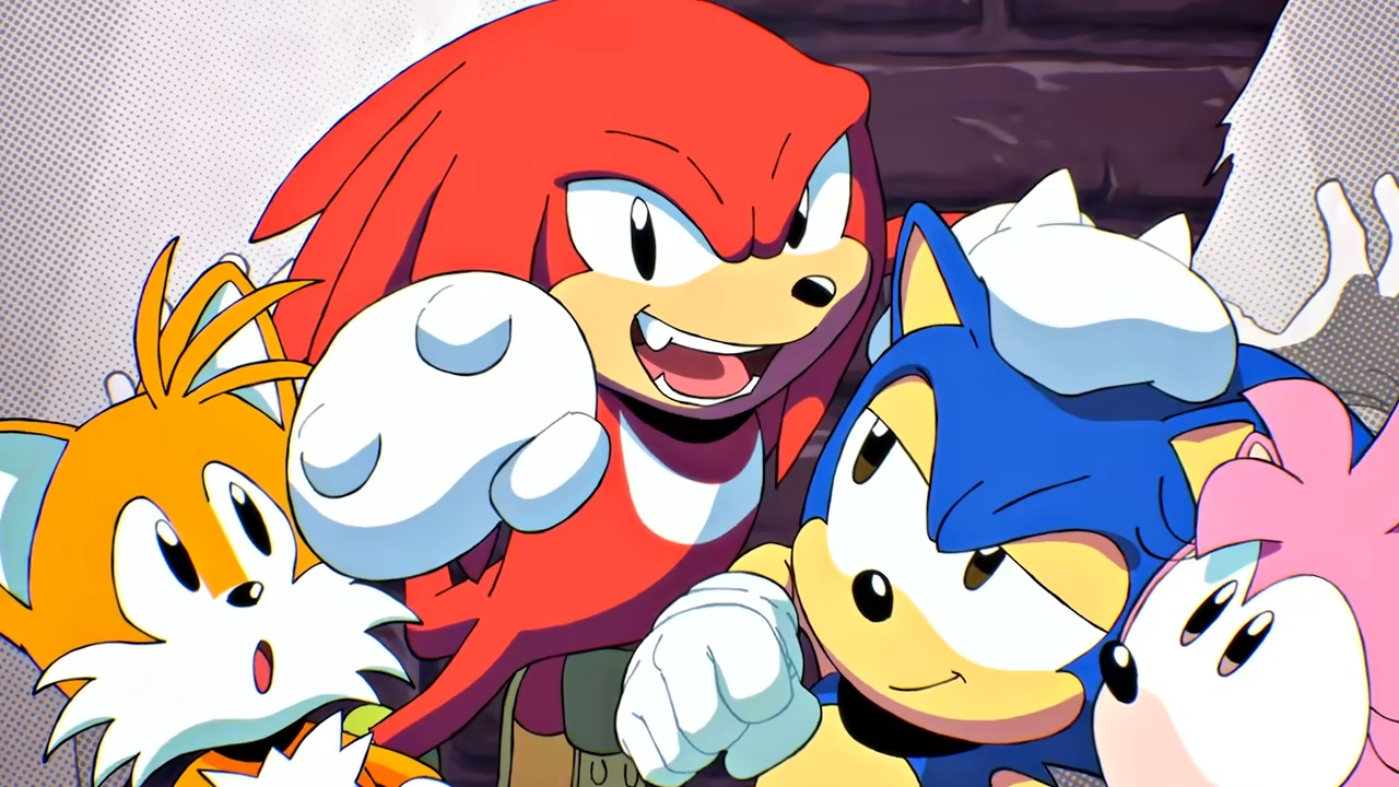 Sonic Origins Cast Shot Sonic Tails Knuckles ኤሚ