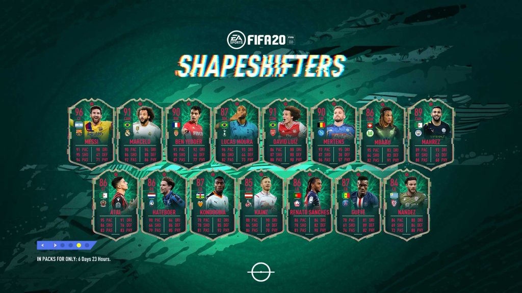 FIFA дахь Shapeshifters баг