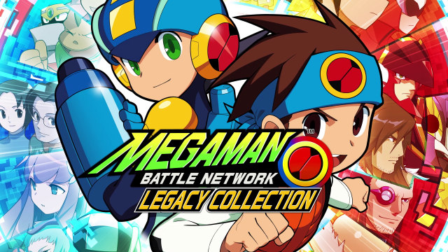 Koleksi Warisan Rangkaian Pertempuran Mega Man Nintendoswitch Keyart Horitzontal2 640x360
