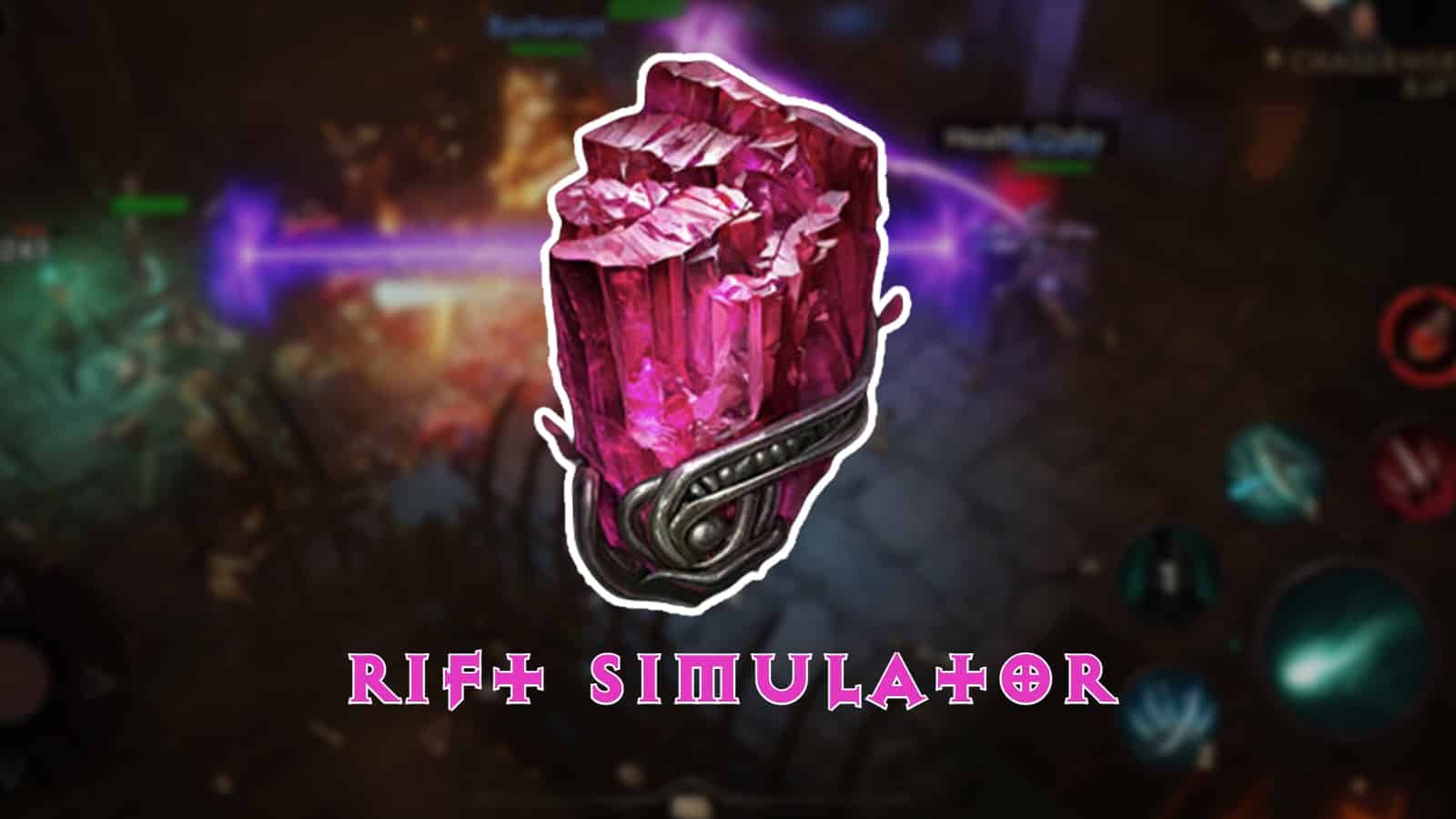 Caja de botín de gemas de Diablo Immortal Rift Simulator 1