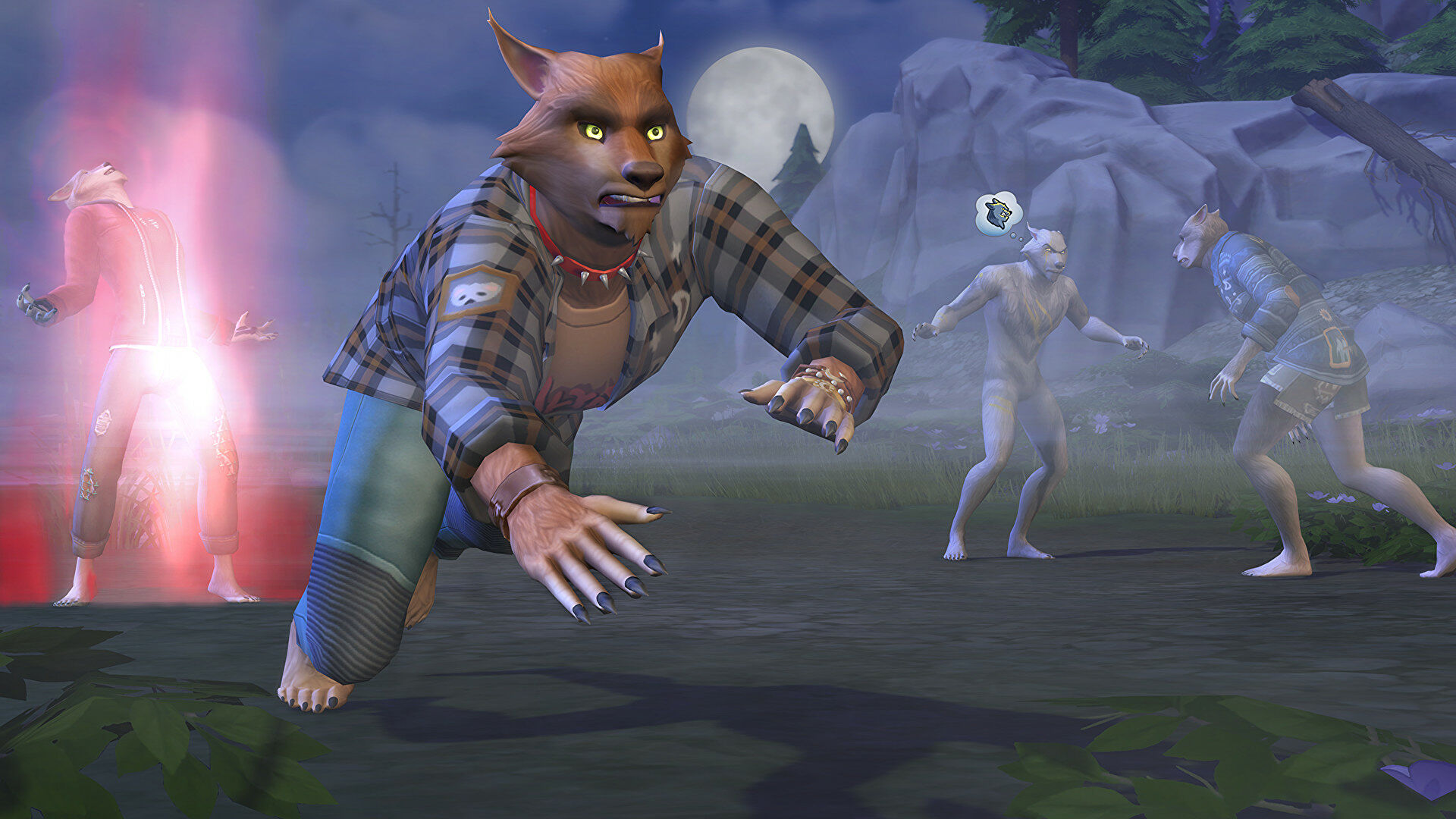 An Sims 4 werewolf