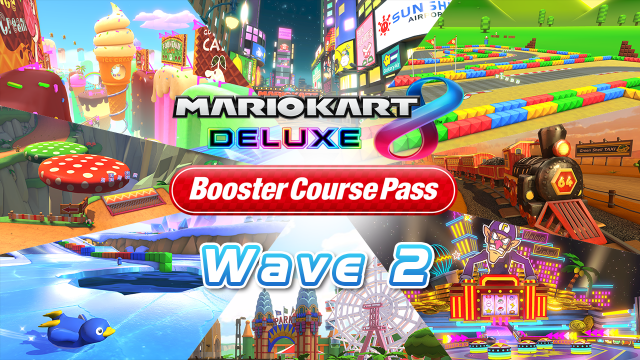 Mario Kart 8 Booster Course Wave2 ຮູບພາບ 640x360