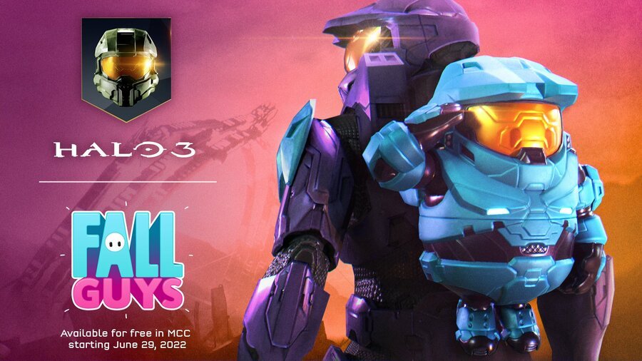Fall Guys Meets Halo uuden Master Chief Collection -reppun kanssa.900x
