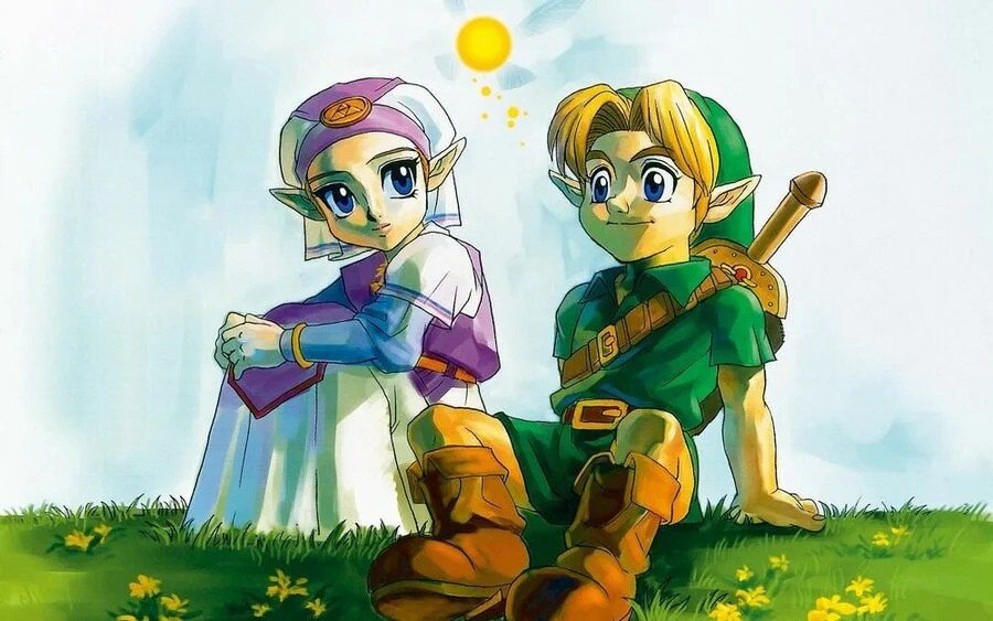 Oot Zelda Link Artwork.900x