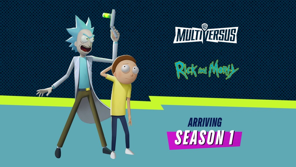 MultiVersus Rick and Morty graphic