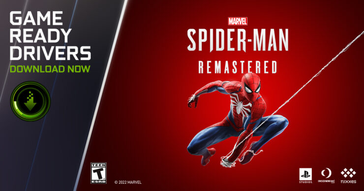 Marvels Spider Man Remastered Geforce Game Ready Driver Ogimage 740x389 1