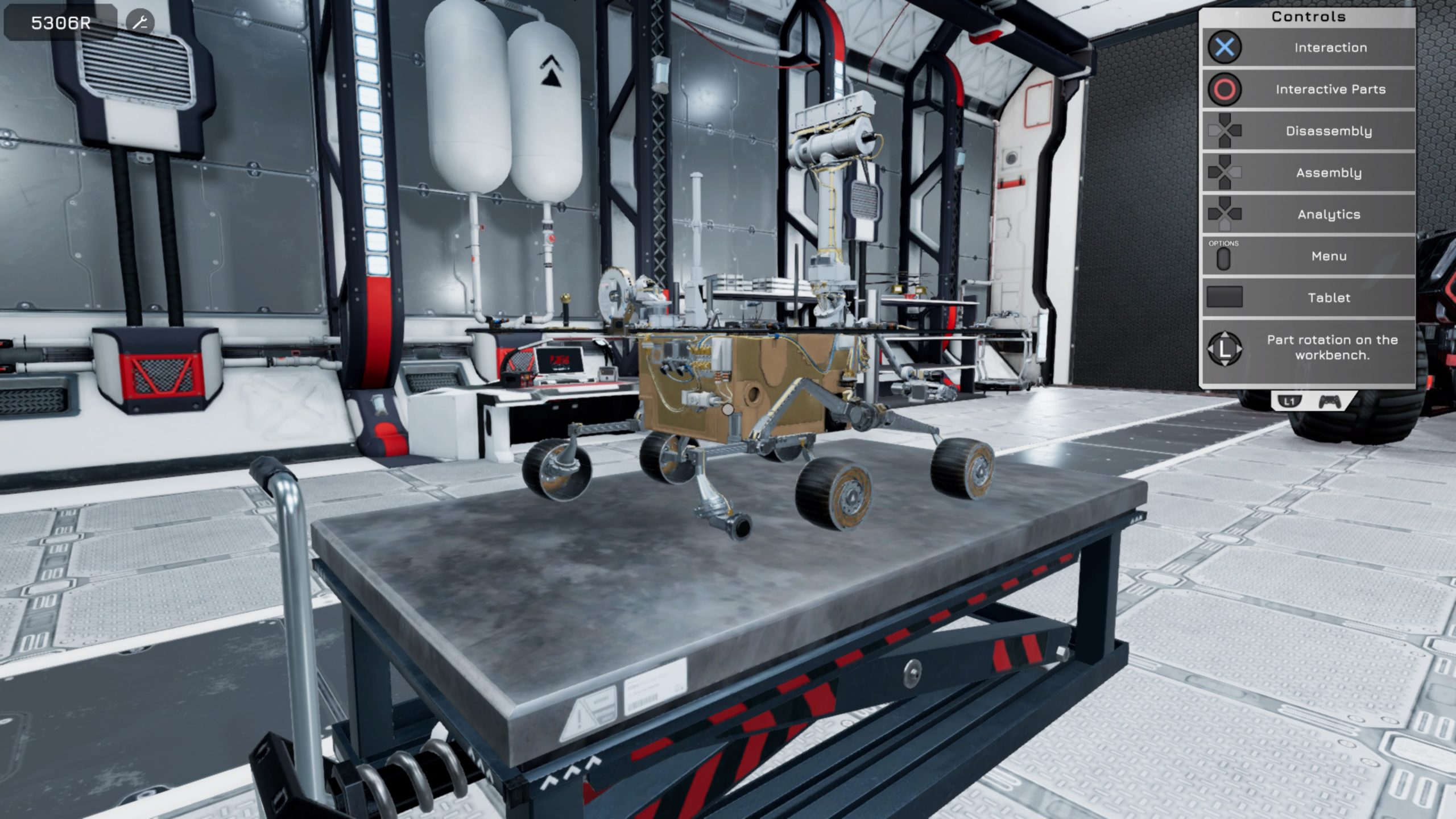 Rover Mechanický simulátor