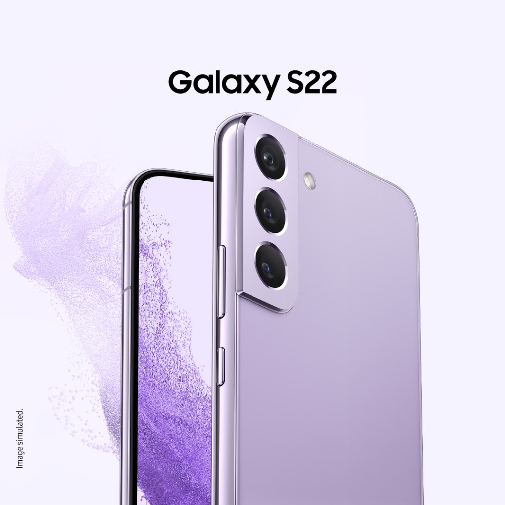 Samsung s22 Bora Purple