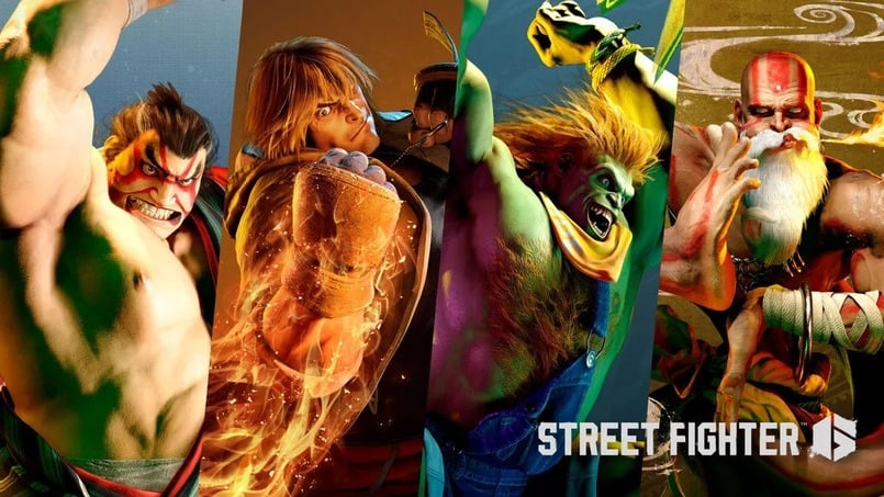 Arte da capa do Street Fighter 6